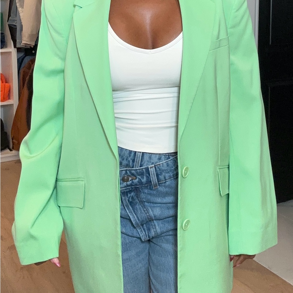 GAUGE81 Ratari Oversized Blazer Pistachio